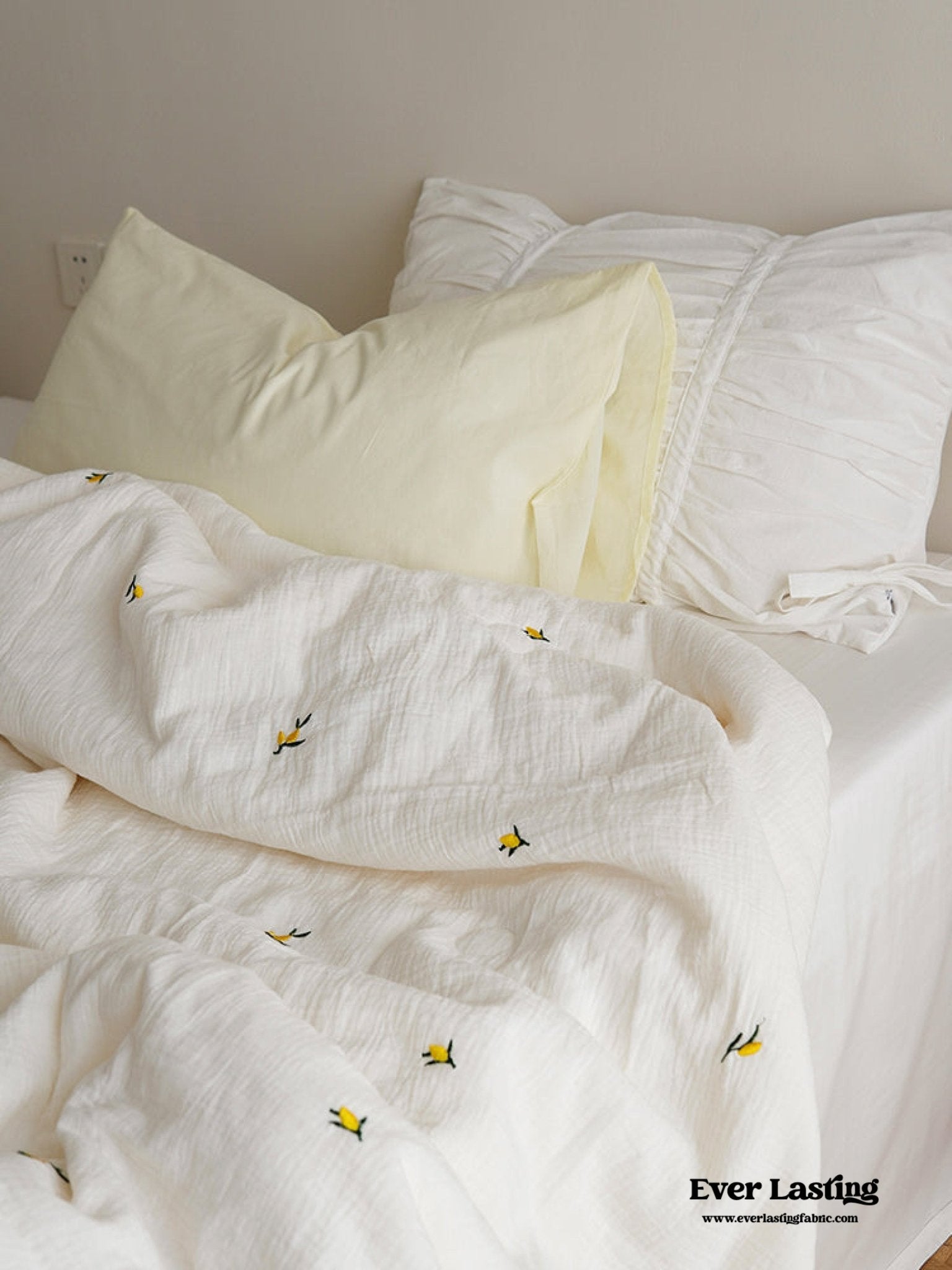 Coquette Ribbon Ties Pillowcases / Pink - Ever Lasting