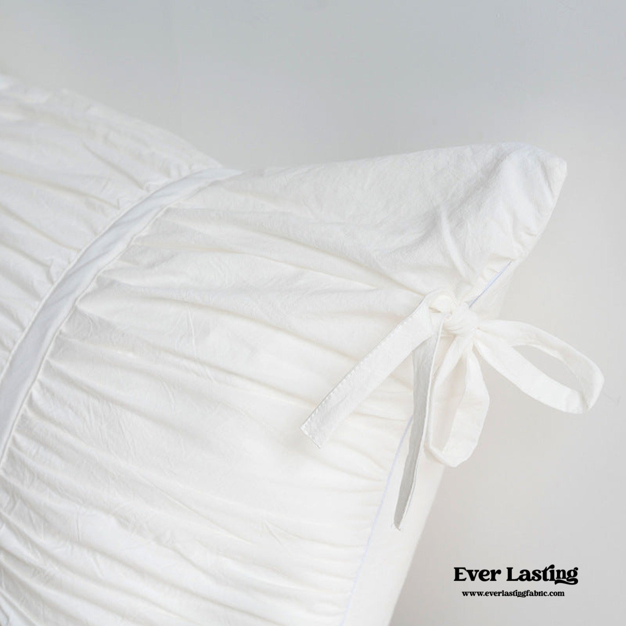 Coquette Ribbon Ties Pillowcases / Pink - Ever Lasting