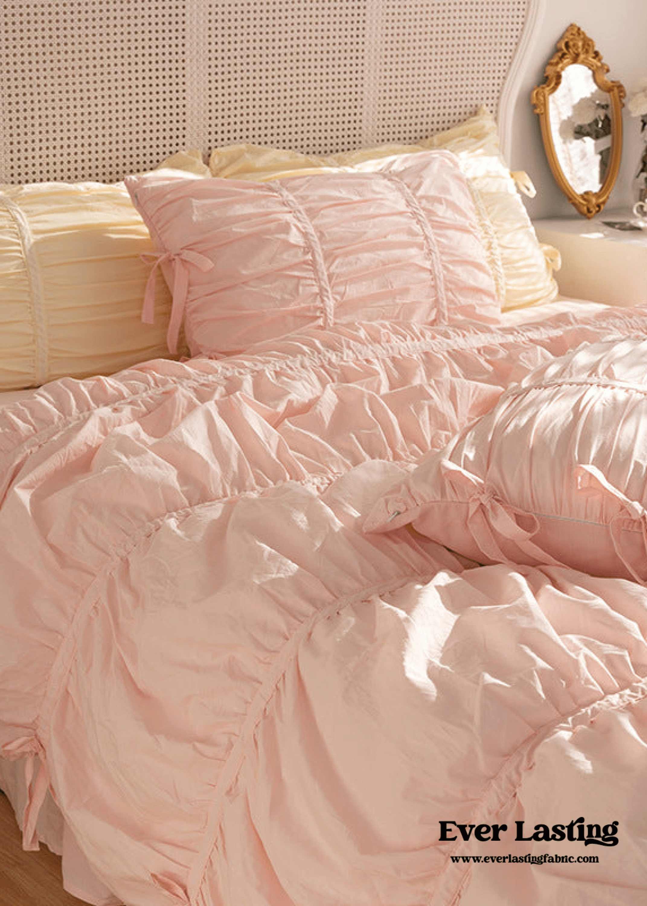 - Ever Lasting - Coquette Ruffle Bedding Bundle - Bedding Bundle - Ever Lasting