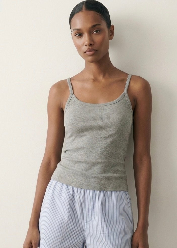 - Ever Lasting - Cosette Sleeveless & Short - Pant Pajama Set / Gray - Pajamas - Ever Lasting