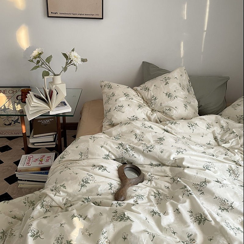 - Ever Lasting - Cottage Floral Bedding Set / Dusty Purple - Bedding Set - Ever Lasting