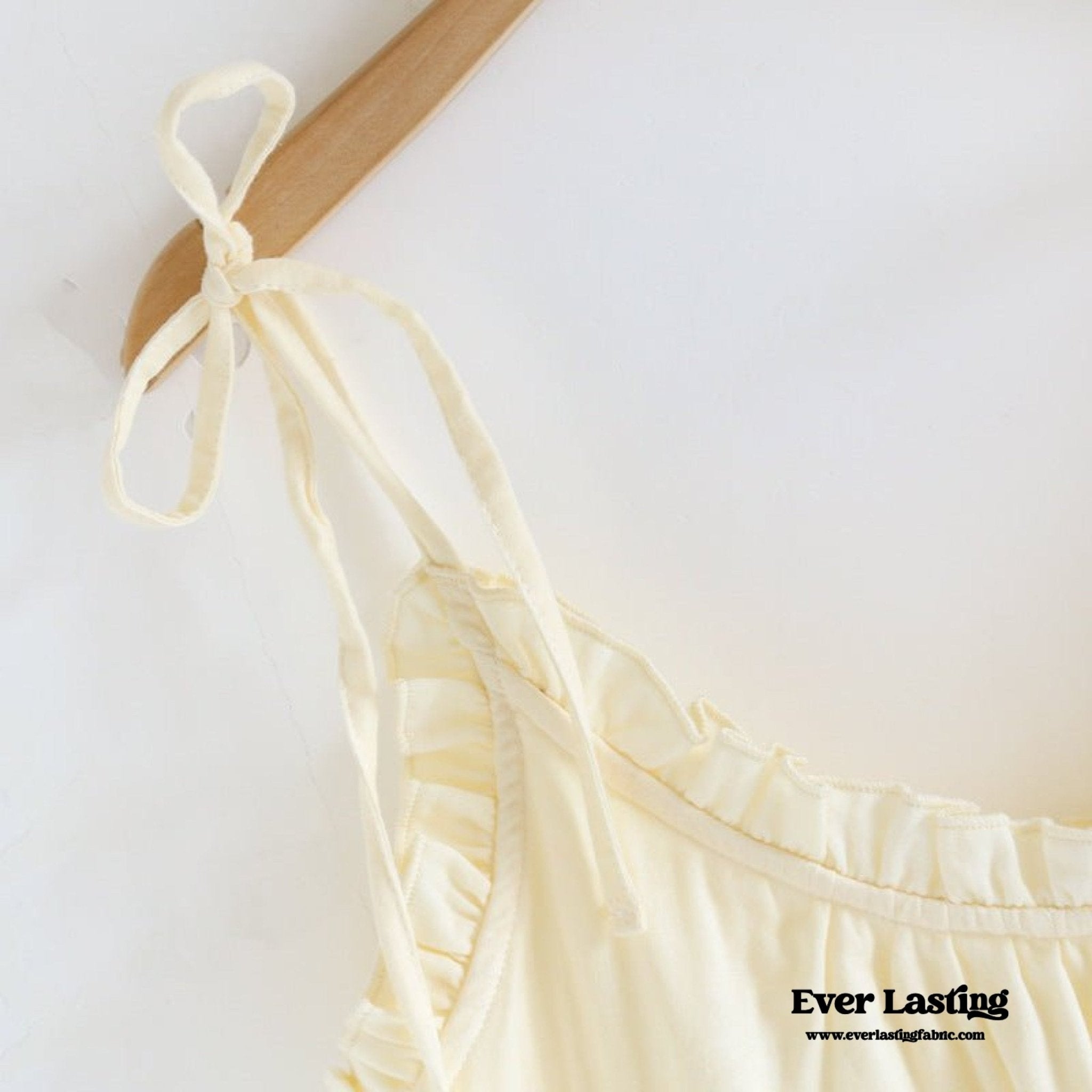 Cotton Gauze Lounge Dress with Built - In Bra – Adjustable Strap Nightgown / Blue - Ever Lasting