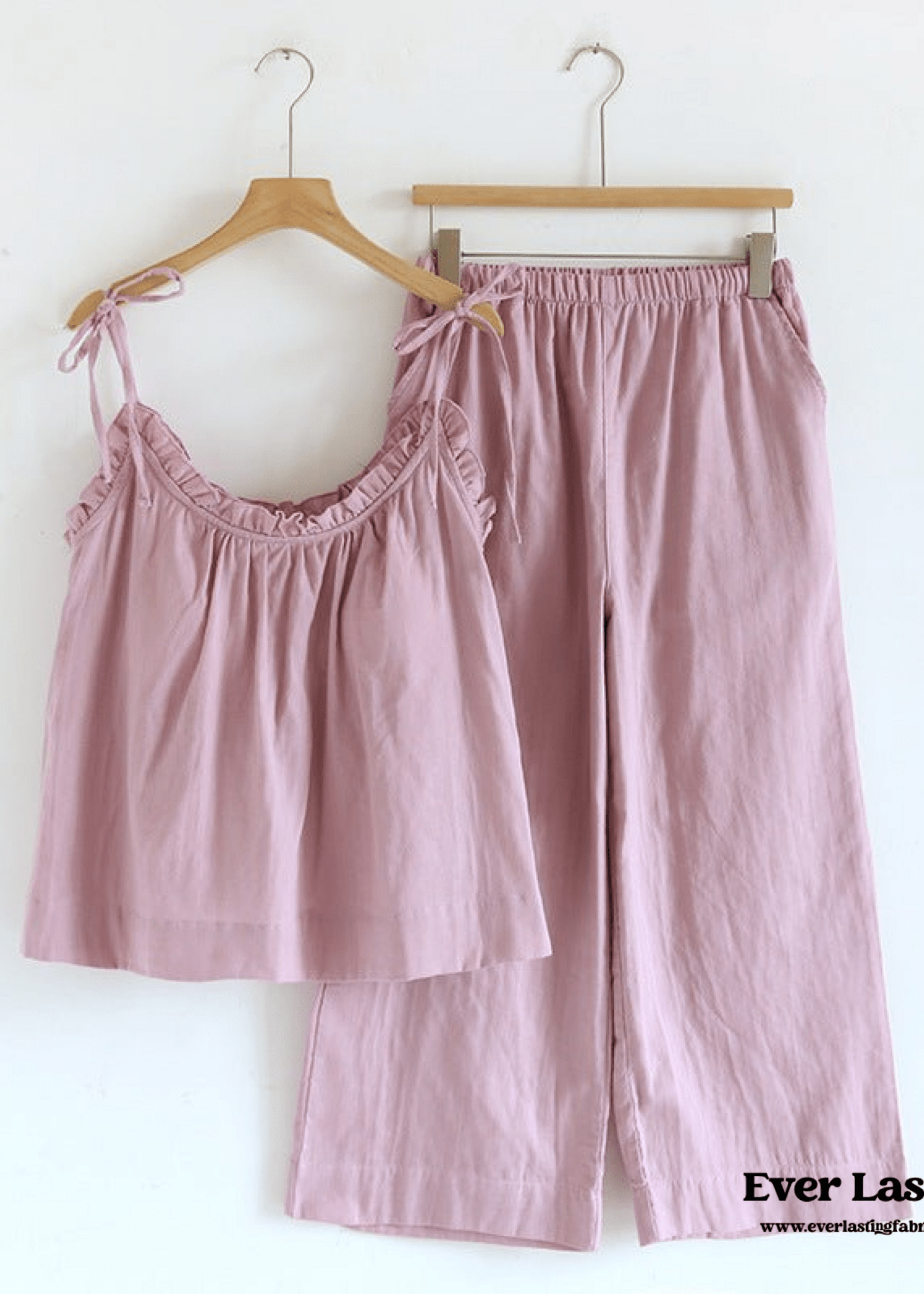 Cotton Gauze Lounge Dress with Built - In Bra – Adjustable Strap Nightgown / Yellow - Ever Lasting