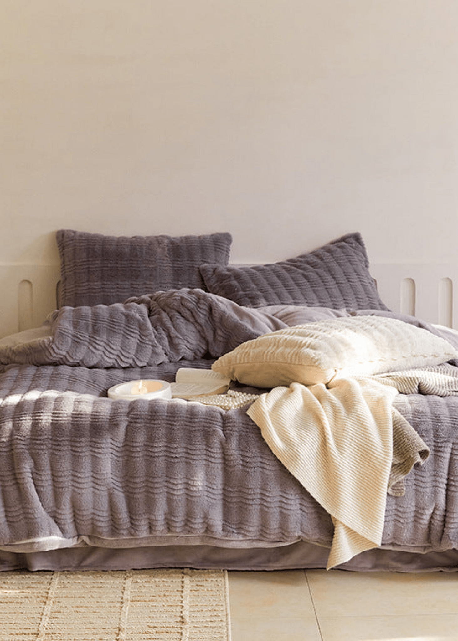 Cozy Earth Tone Milk Velvet Bedding Bundle - Ever Lasting