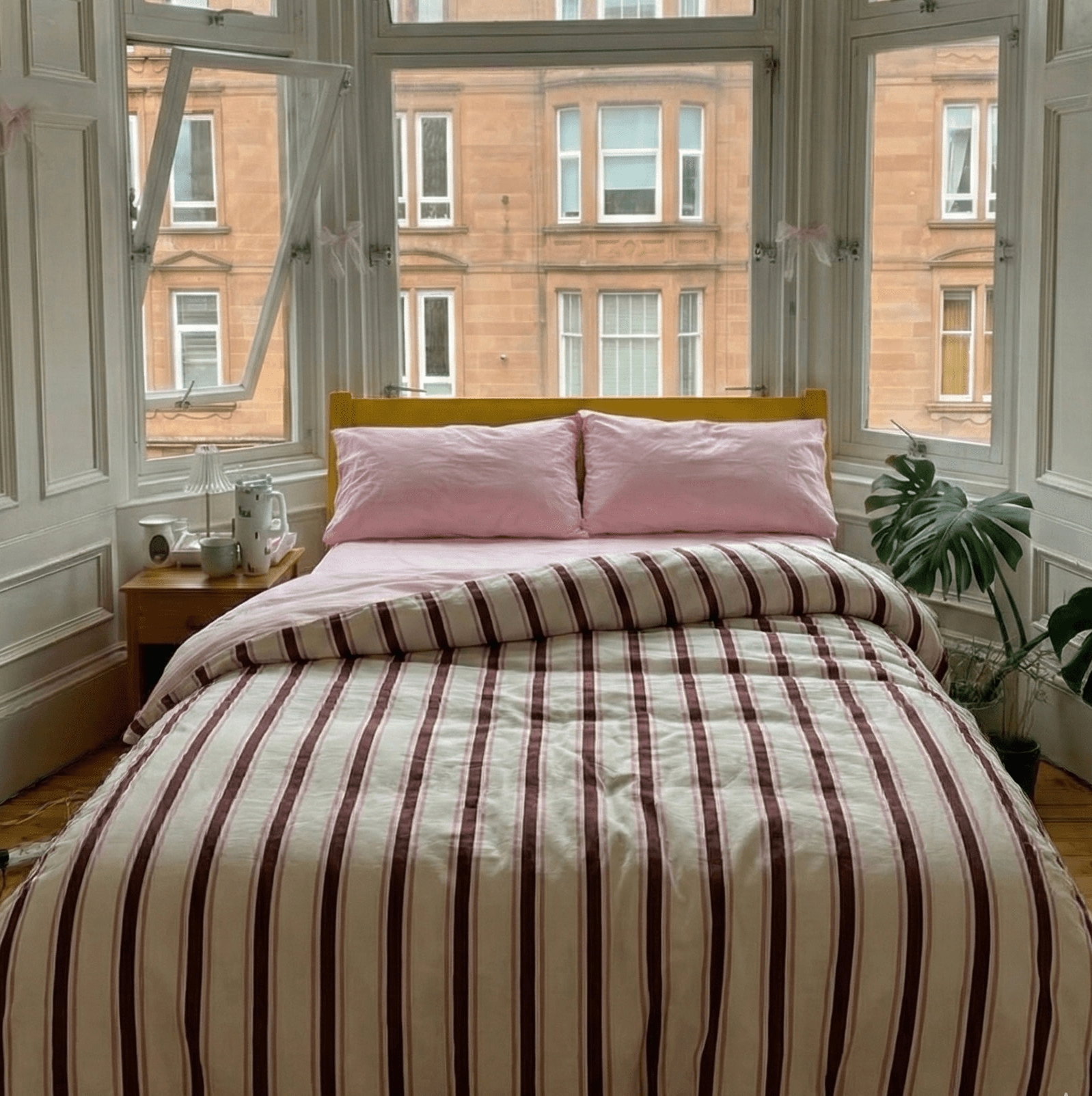 - Ever Lasting - Cozy Washed Cotton Striped Small Room Duvet Cover - Duvet Cover - Ever Lasting