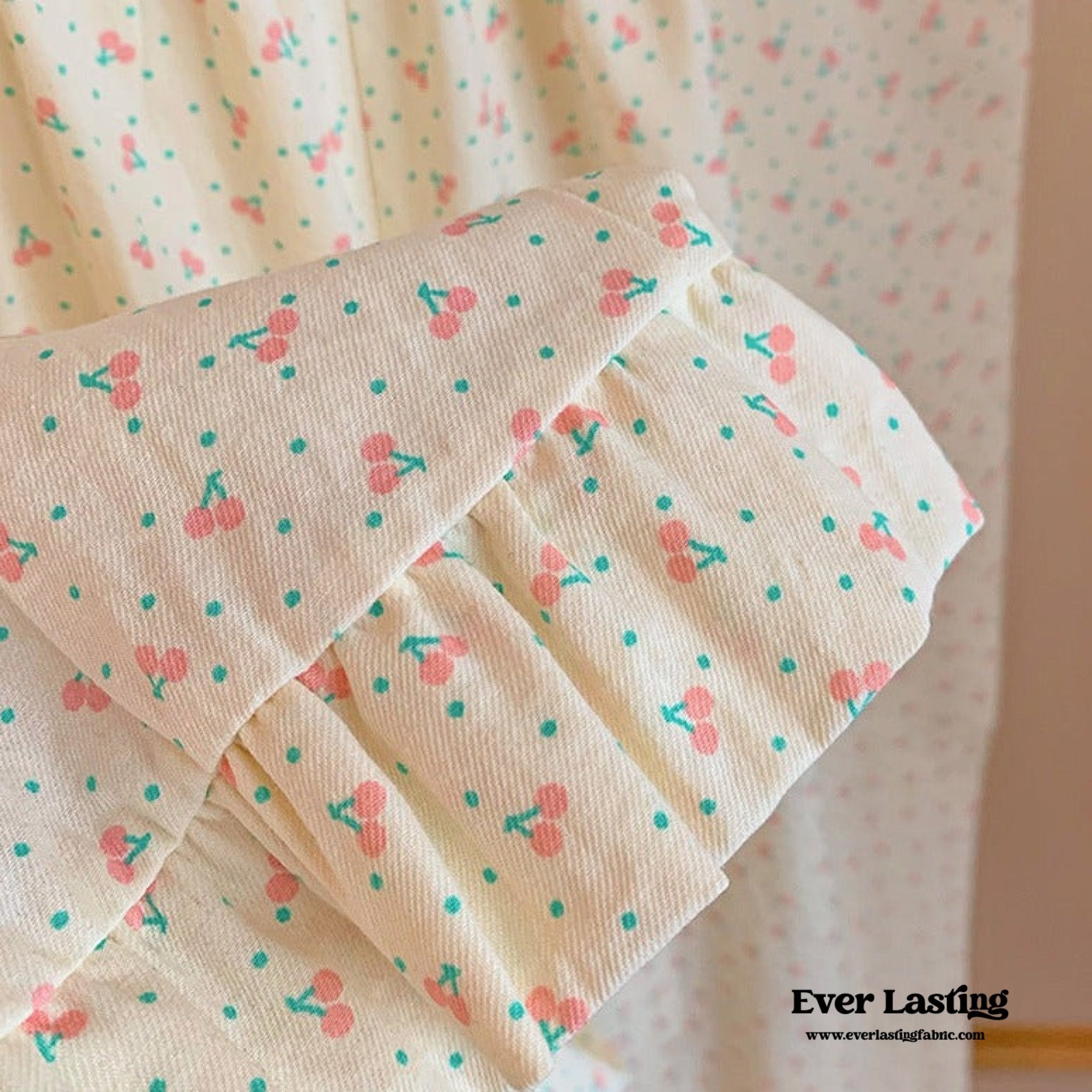 Cream Floral Quarter Sleeves & Long Pants Pajama Set - Ever Lasting