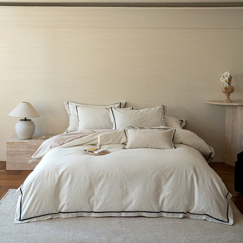 - Ever Lasting - Dahlia Jacquard Bedding Bundle - Bedding Bundle - Ever Lasting