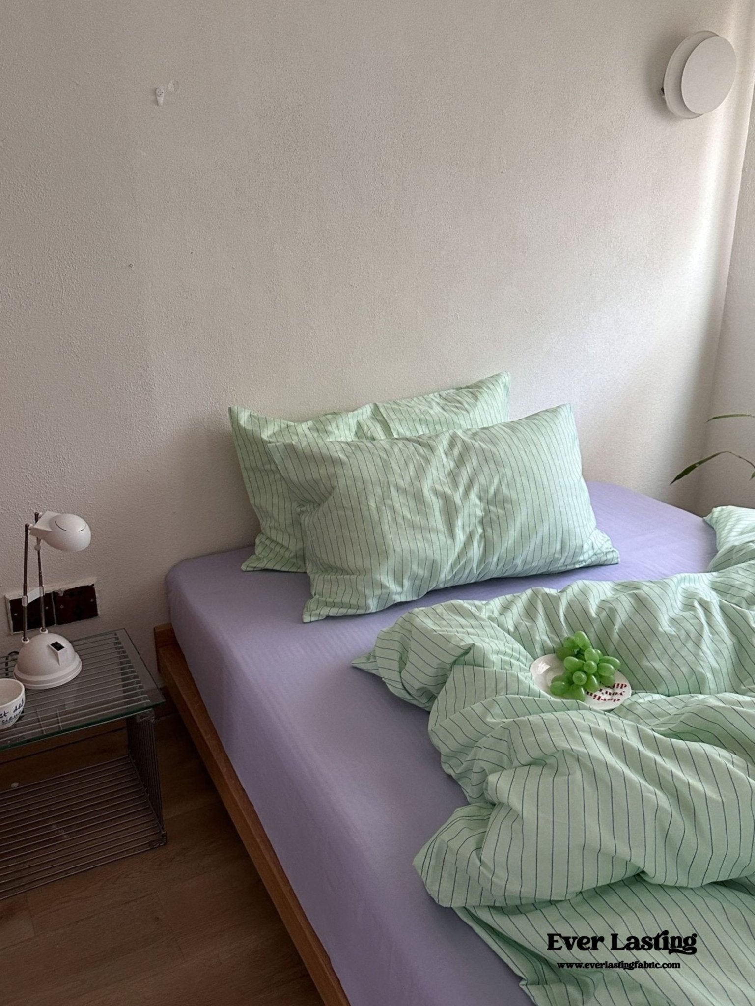 Daisy Mint Fresh Striped Bedding Set / Striped - Ever Lasting