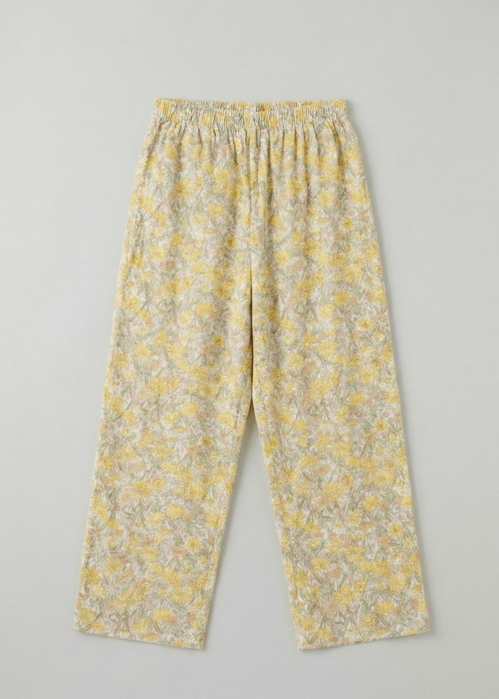- Ever Lasting - Danica Sleeveless Floral Pajama Set / Yellow - Pajamas - Ever Lasting