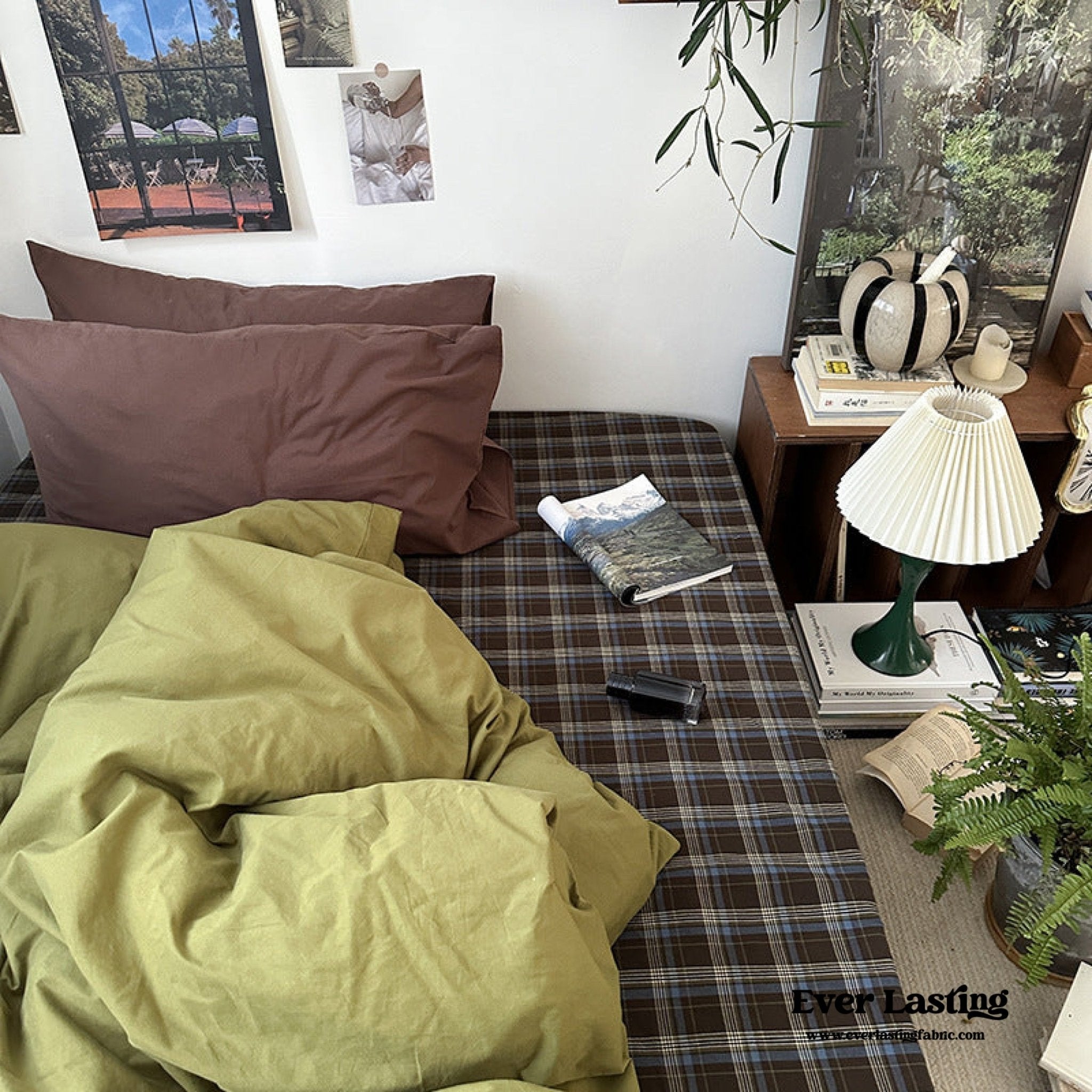 Dark Plaid Goblin Bedding Set - Ever Lasting