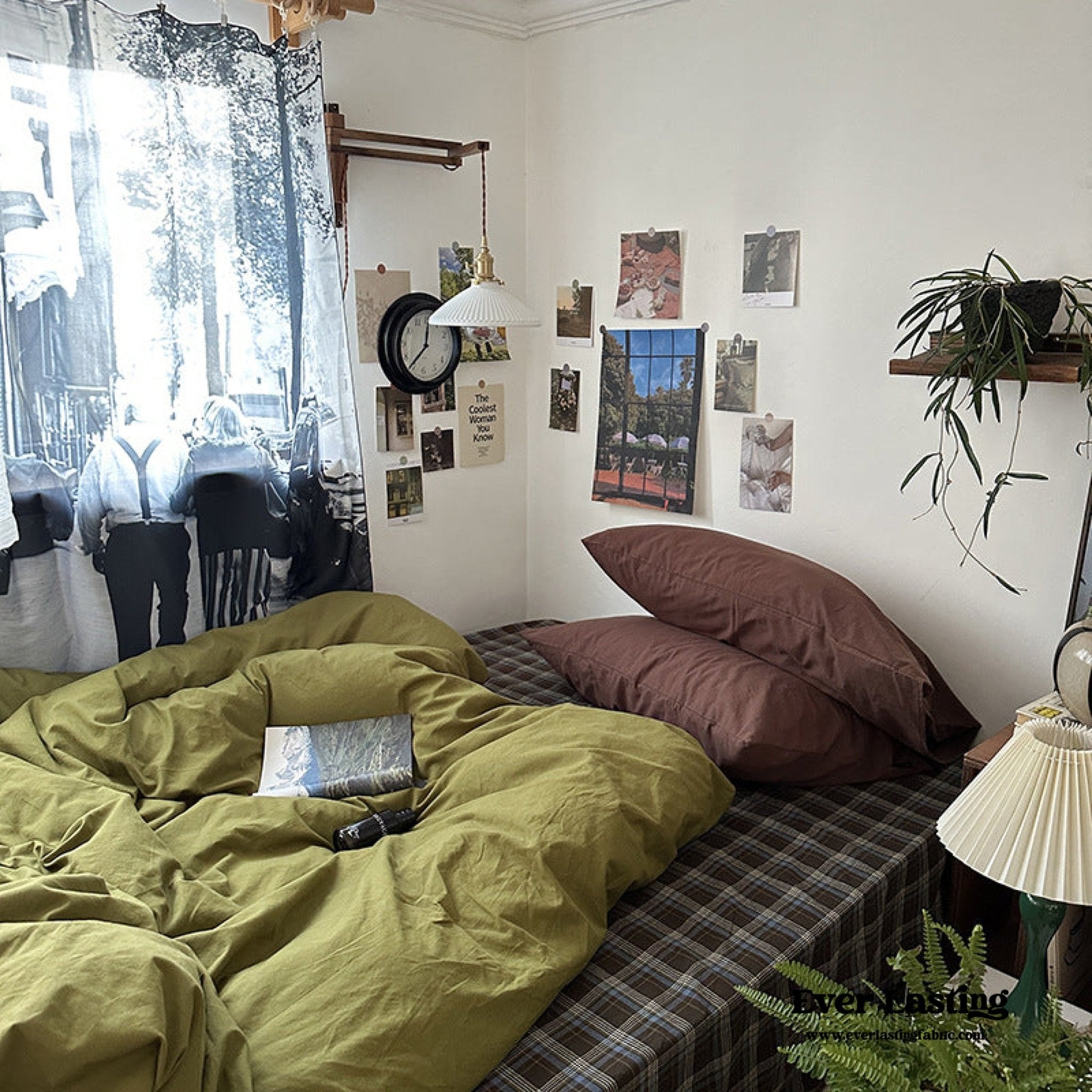 Dark Plaid Goblin Bedding Set - Ever Lasting