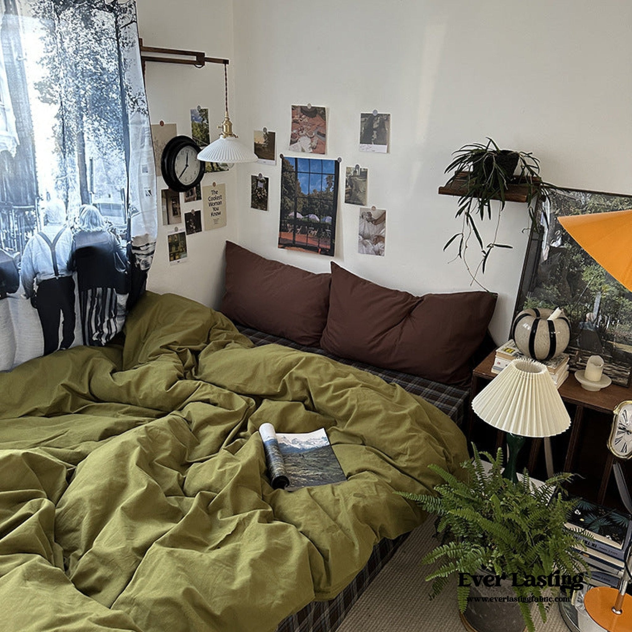 Dark Plaid Goblin Bedding Set - Ever Lasting