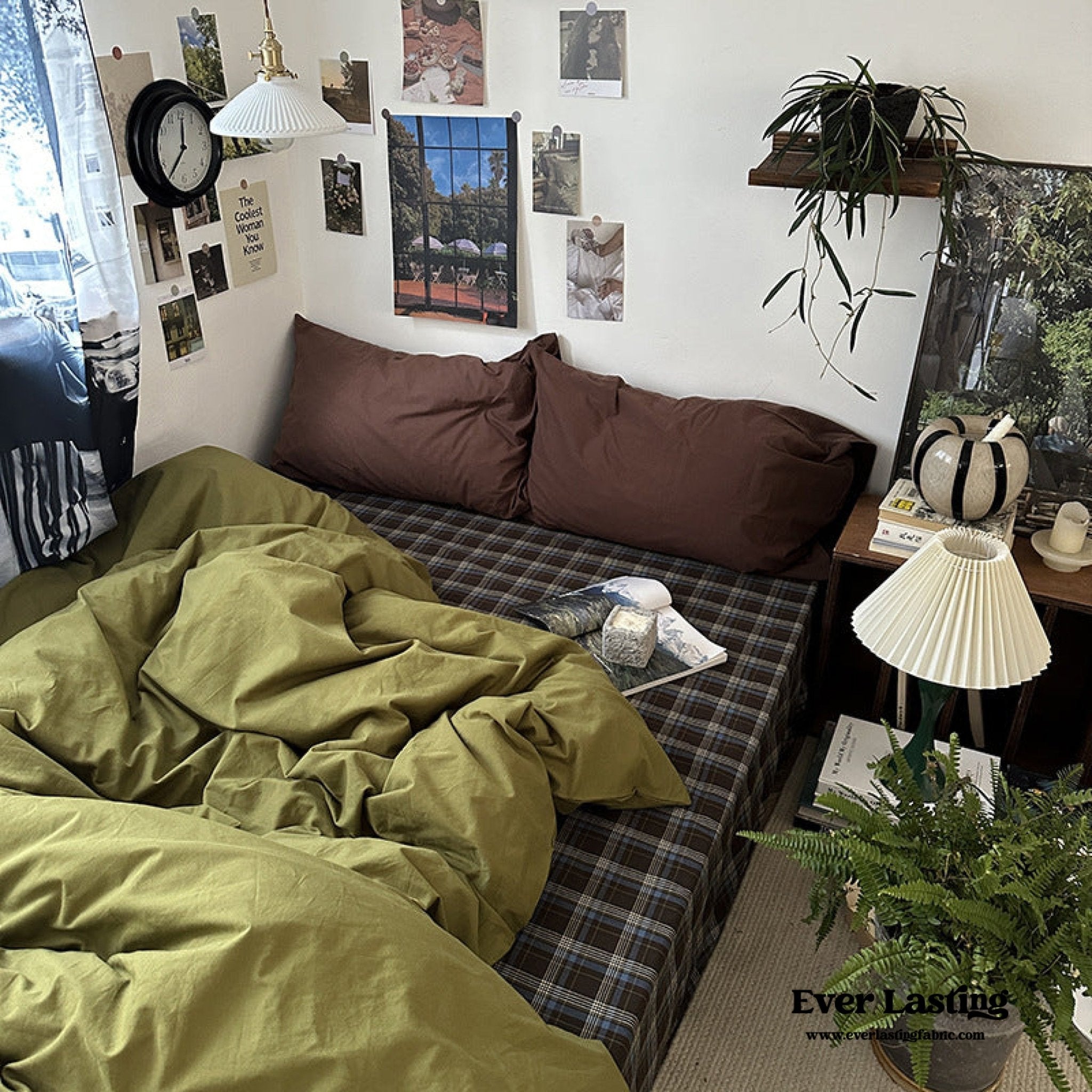 - Ever Lasting - Dark Plaid Goblin Bedding Set - Bedding Set - Ever Lasting