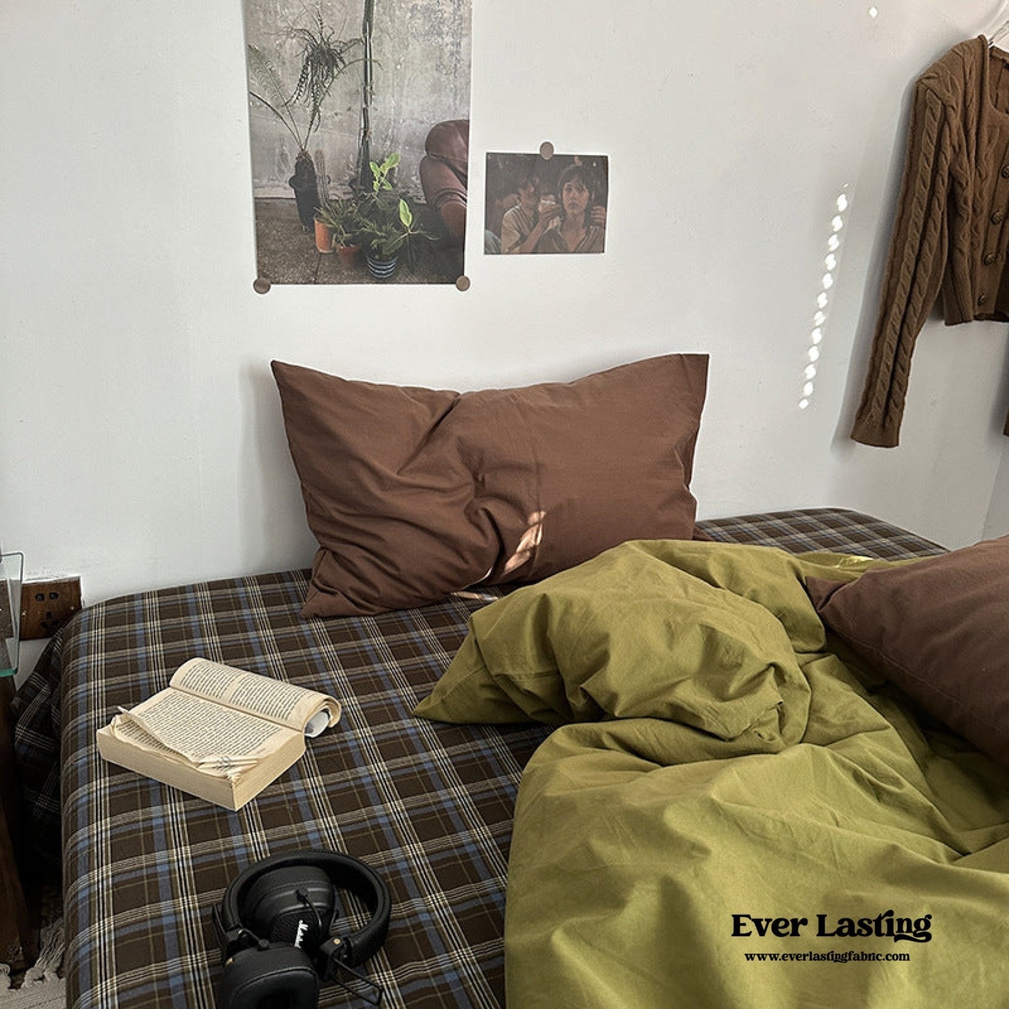 - Ever Lasting - Dark Plaid Goblin Bedding Set - Bedding Set - Ever Lasting