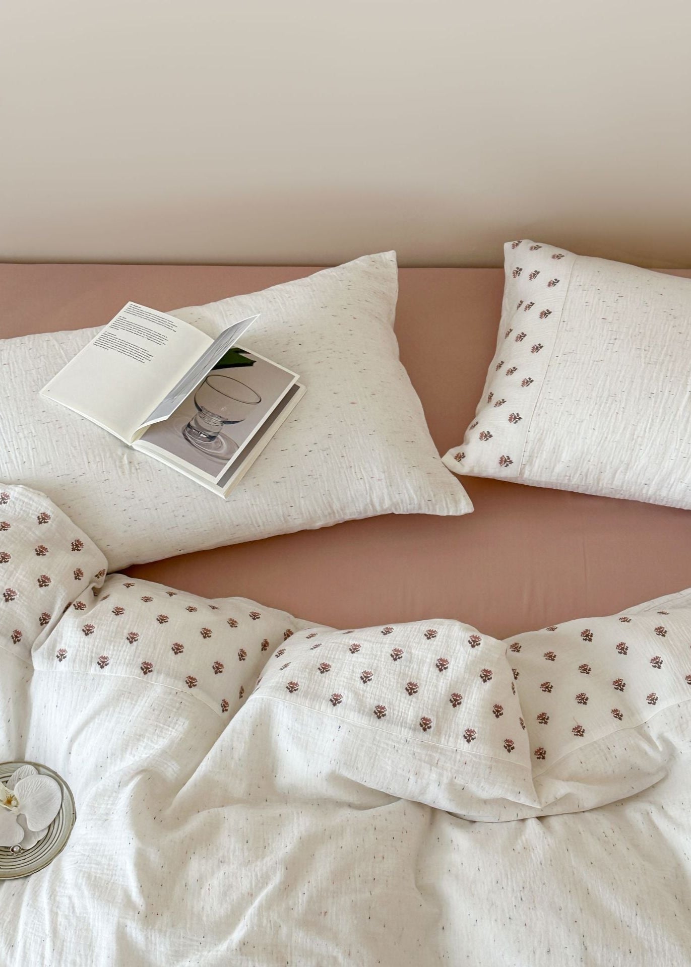 Delilah Floral Double Gauze Bedding Bundle - Ever Lasting