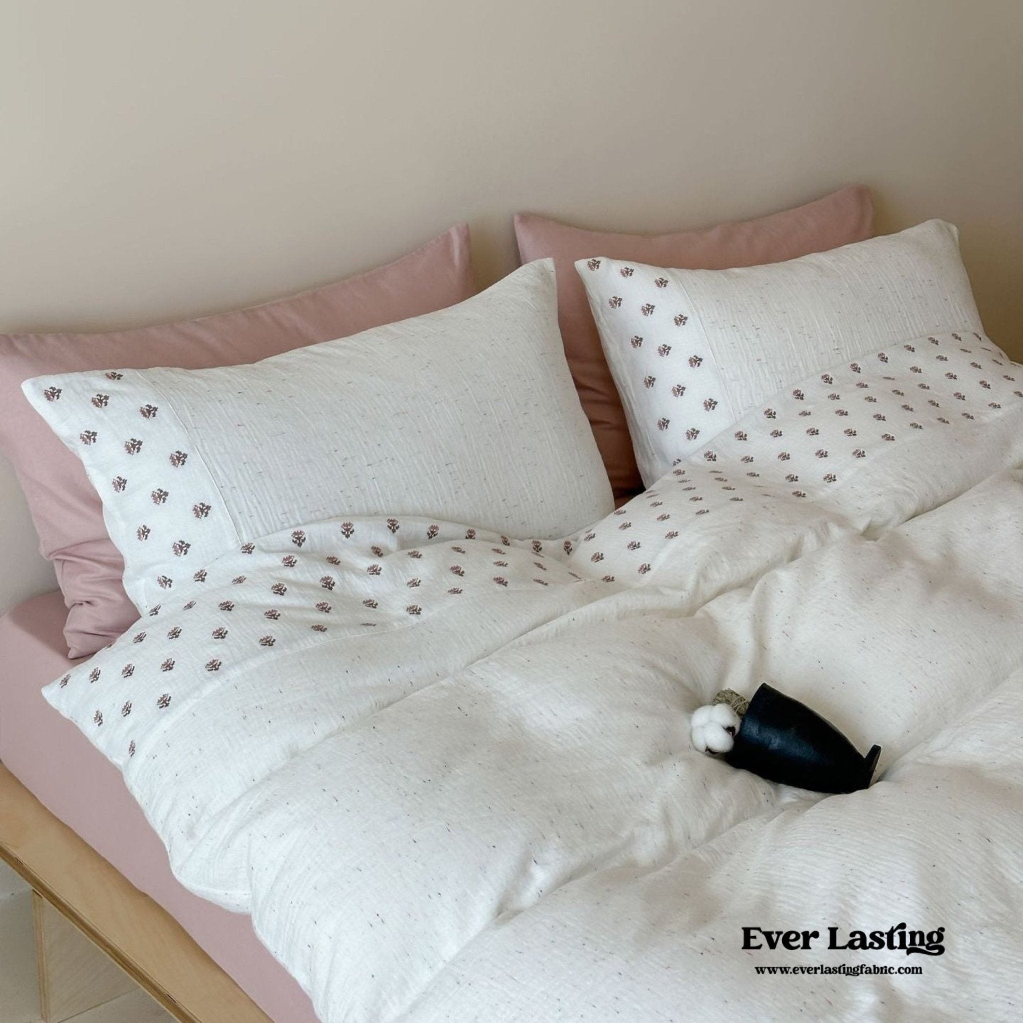 Delilah Floral Double Gauze Bedding Bundle - Ever Lasting