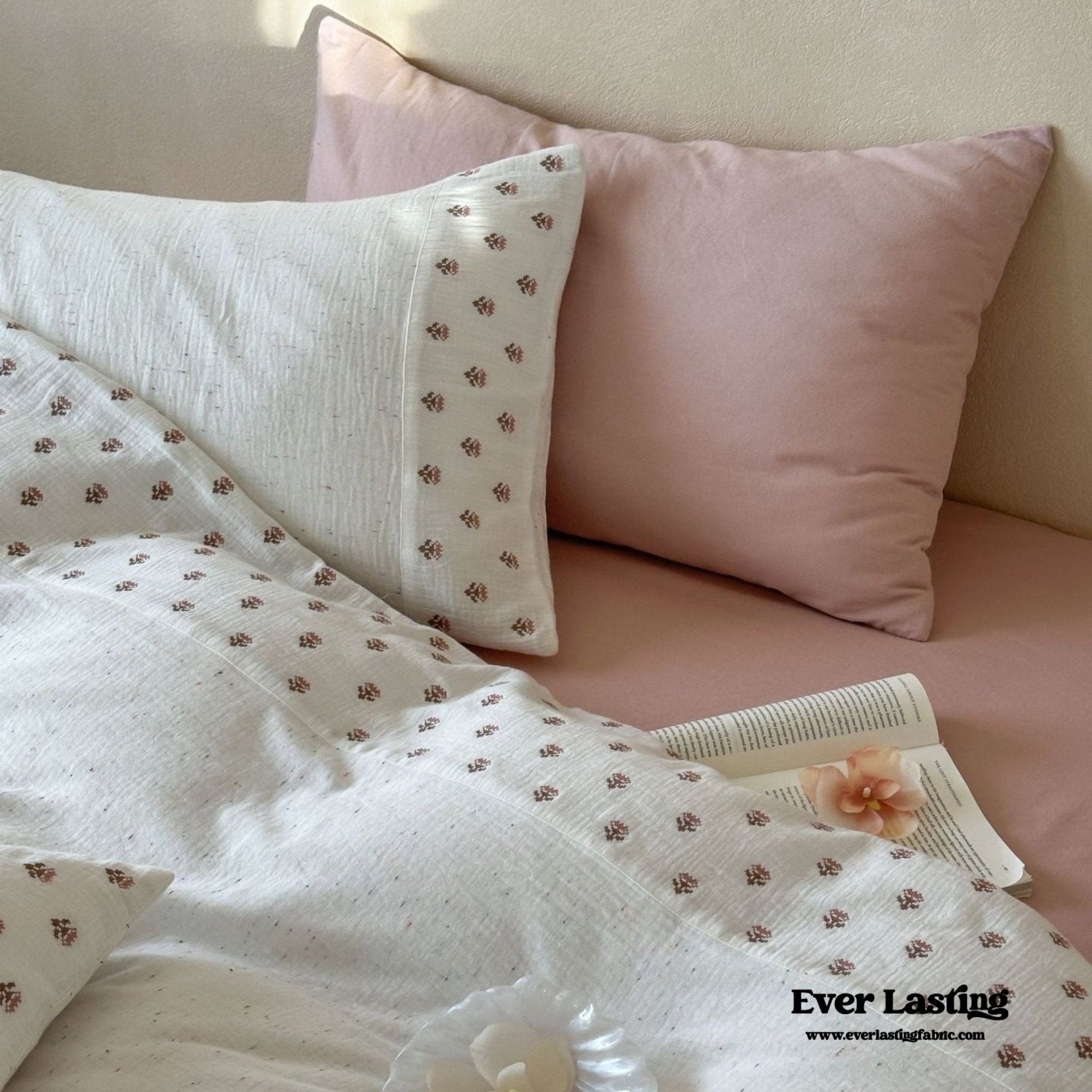 Delilah Floral Double Gauze Bedding Bundle - Ever Lasting