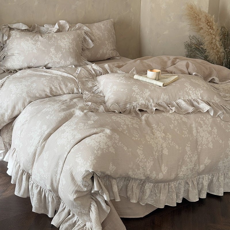 Desirée Vintage Floral Ruffled Bedding Bundle - Ever Lasting