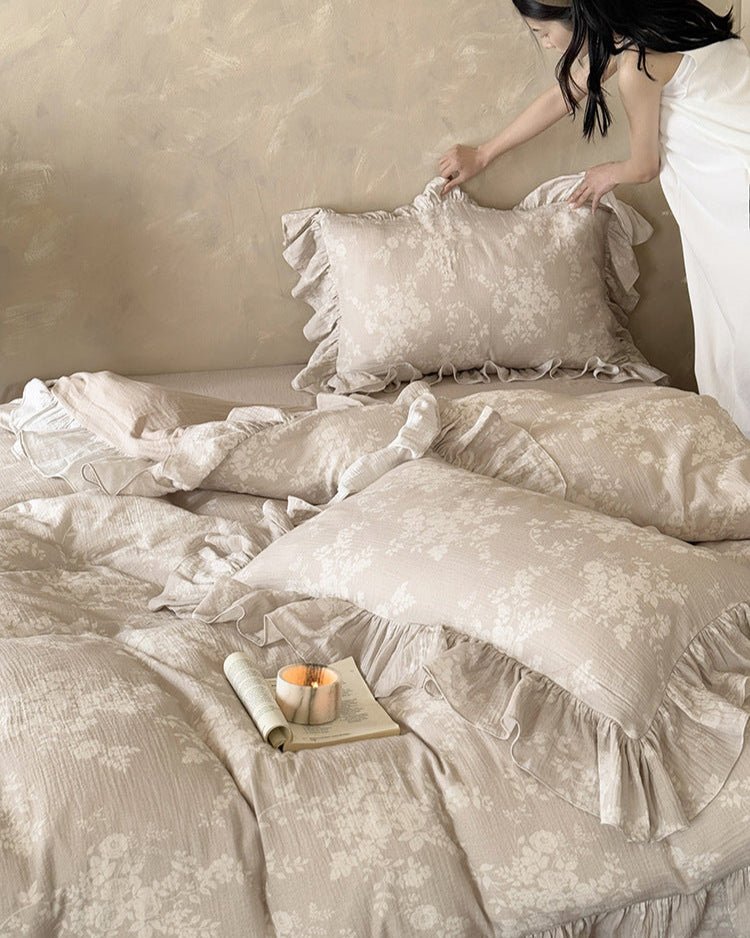 Desirée Vintage Floral Ruffled Bedding Bundle - Ever Lasting