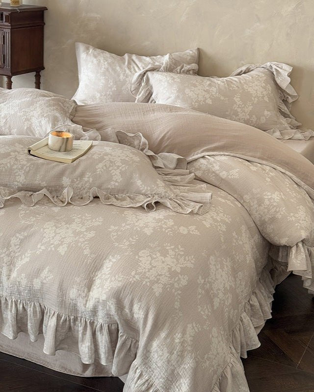 Desirée Vintage Floral Ruffled Bedding Bundle - Ever Lasting