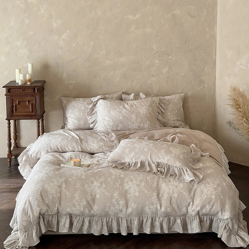 Desirée Vintage Floral Ruffled Bedding Bundle - Ever Lasting