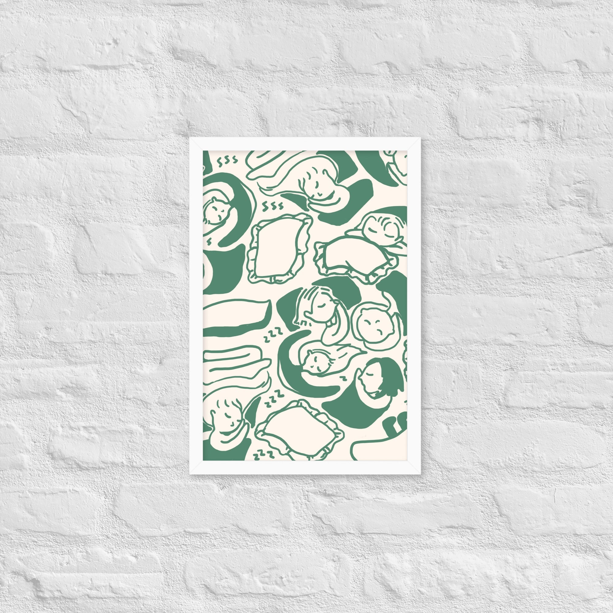 - Ever Lasting - Dreaming Together - Whimsical Sleep Pattern Wall Art - Ever Lasting