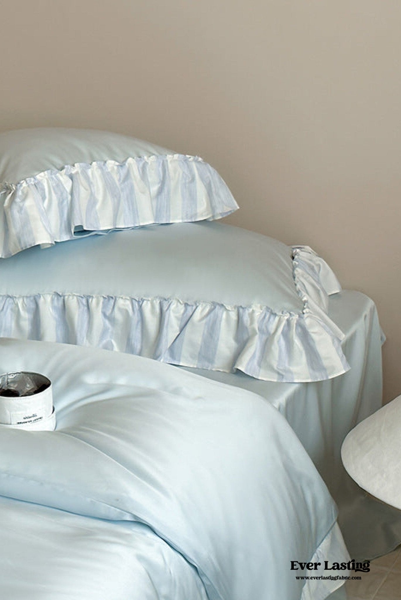 Dreamy Silky Ruffle Tencel Bedding Bundle - Ever Lasting