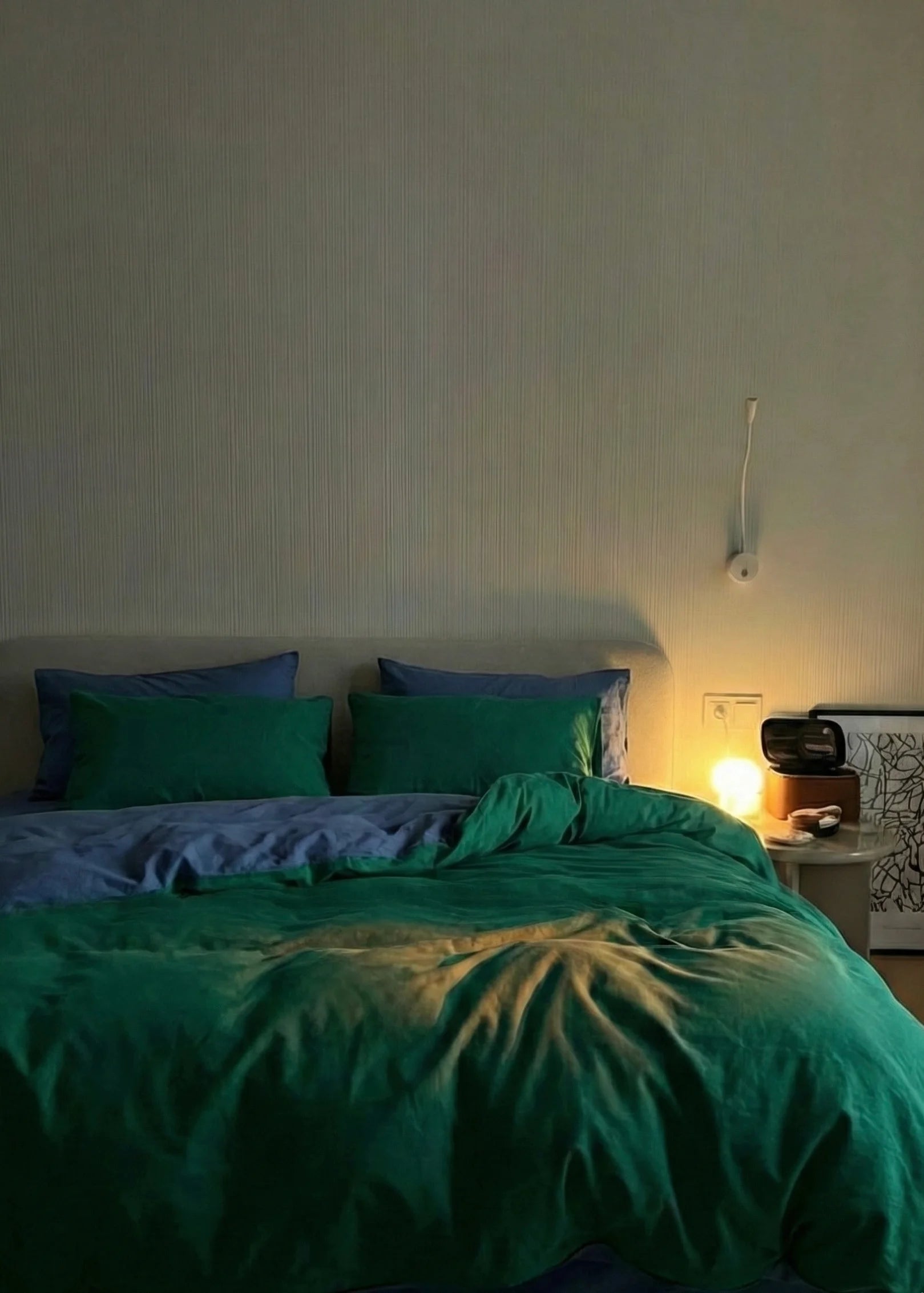 - Ever Lasting - Duo Bedding Set / Green + Blue - Bedding Set - Ever Lasting