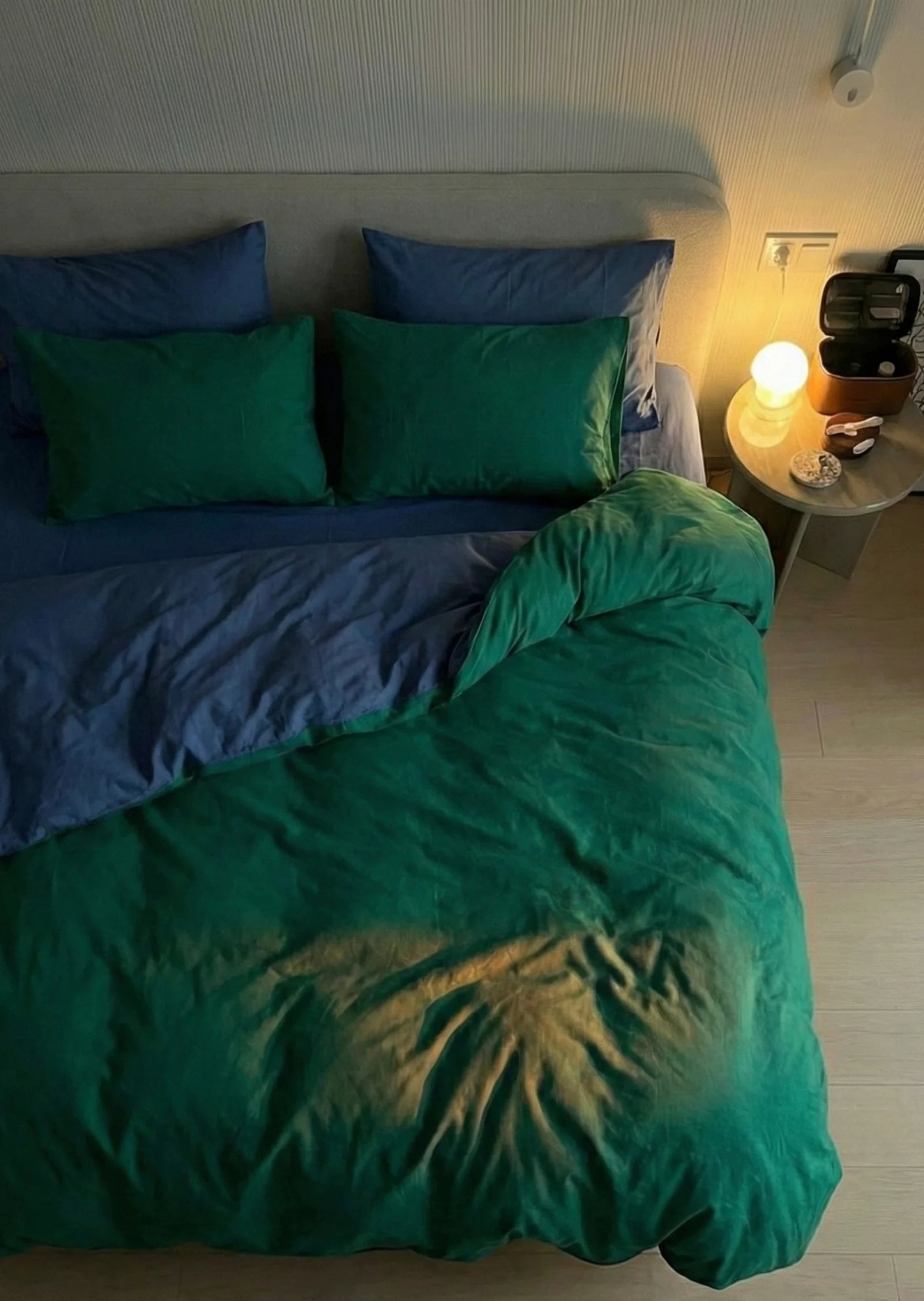 - Ever Lasting - Duo Bedding Set / Green + Blue - Bedding Set - Ever Lasting