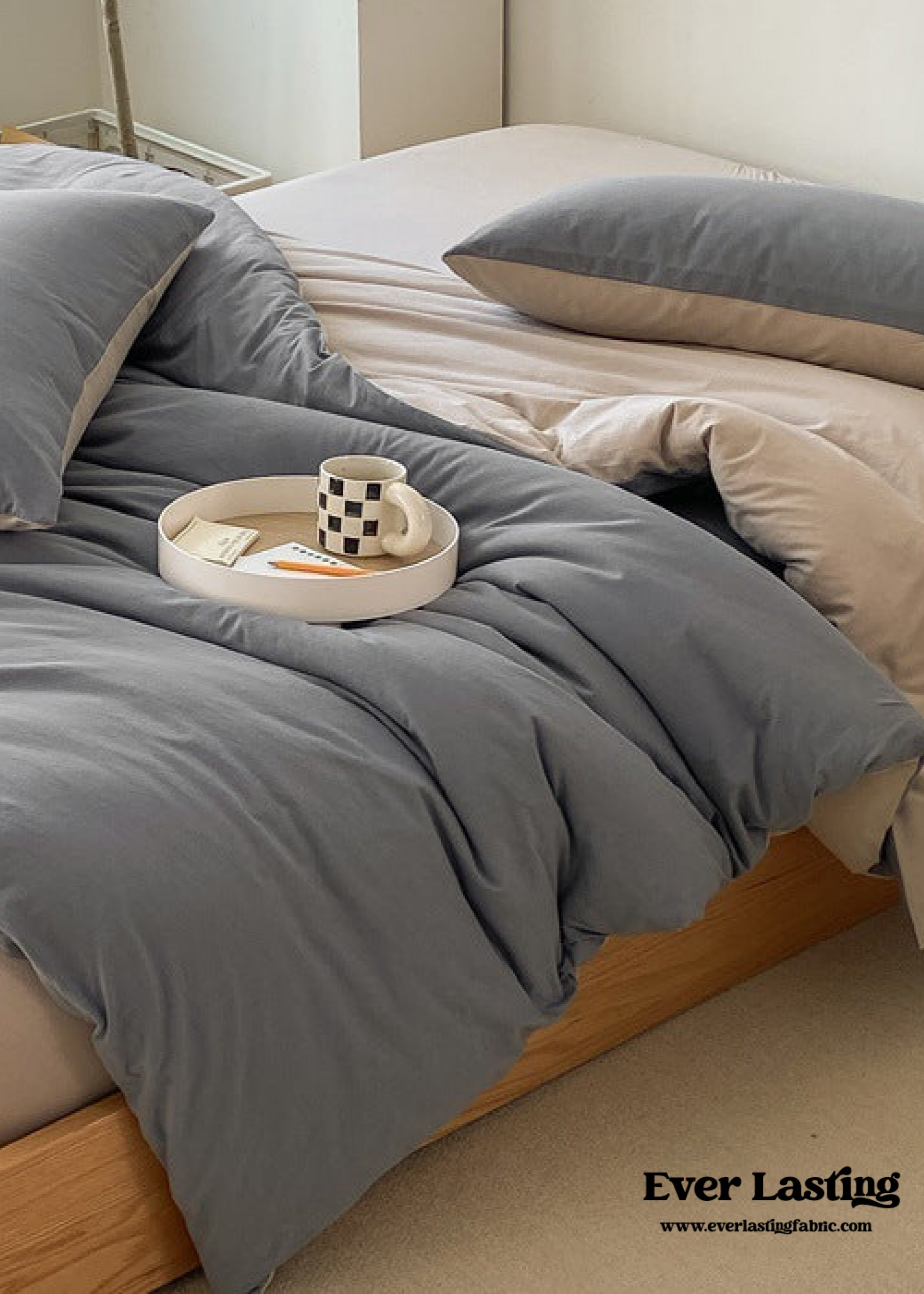 Duo Earth Tone Jersey Knit Bedding Bundle