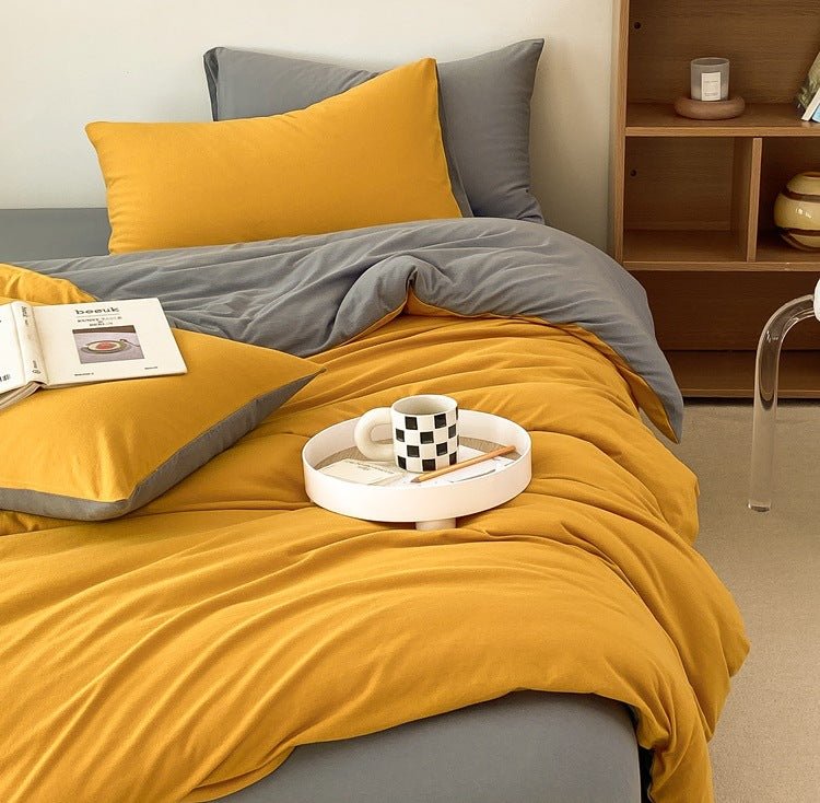 - Ever Lasting - Duo Earth Tone Jersey Knit Bedding Bundle - Bedding Bundle - Ever Lasting