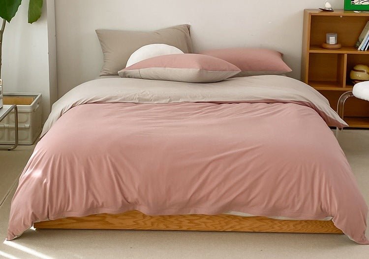 - Ever Lasting - Duo Earth Tone Jersey Knit Bedding Bundle - Bedding Bundle - Ever Lasting