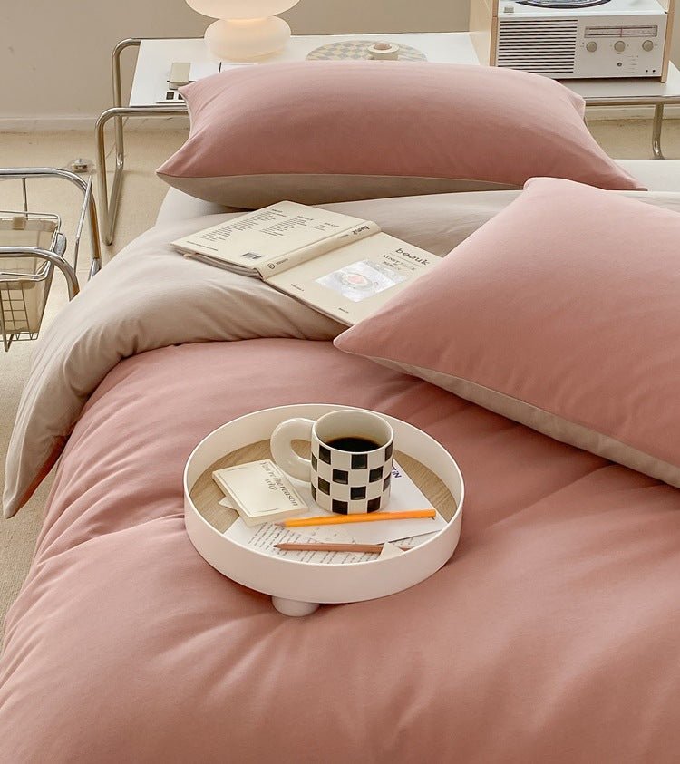 - Ever Lasting - Duo Earth Tone Jersey Knit Bedding Bundle - Bedding Bundle - Ever Lasting