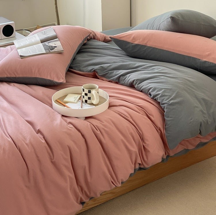 - Ever Lasting - Duo Earth Tone Jersey Knit Bedding Bundle - Bedding Bundle - Ever Lasting