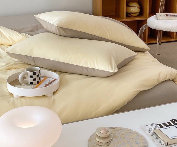 - Ever Lasting - Duo Earth Tone Jersey Knit Bedding Bundle - Bedding Bundle - Ever Lasting