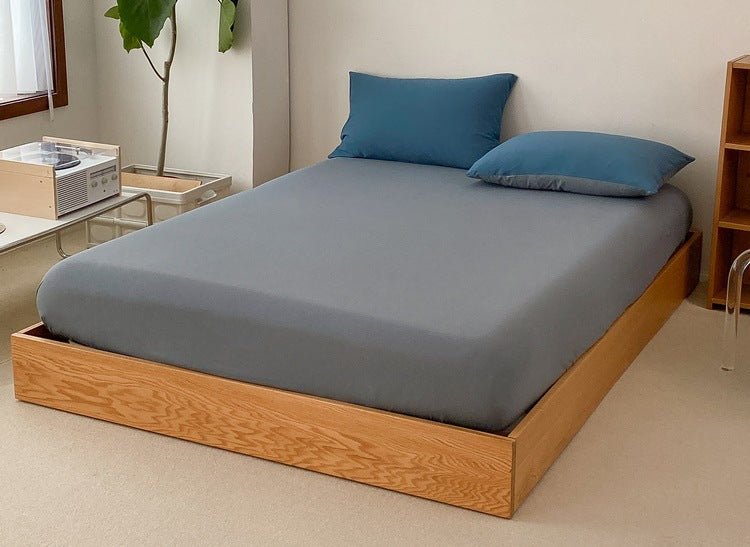 - Ever Lasting - Duo Earth Tone Jersey Knit Bedding Set / Pink Beige - Bedding Set - Ever Lasting