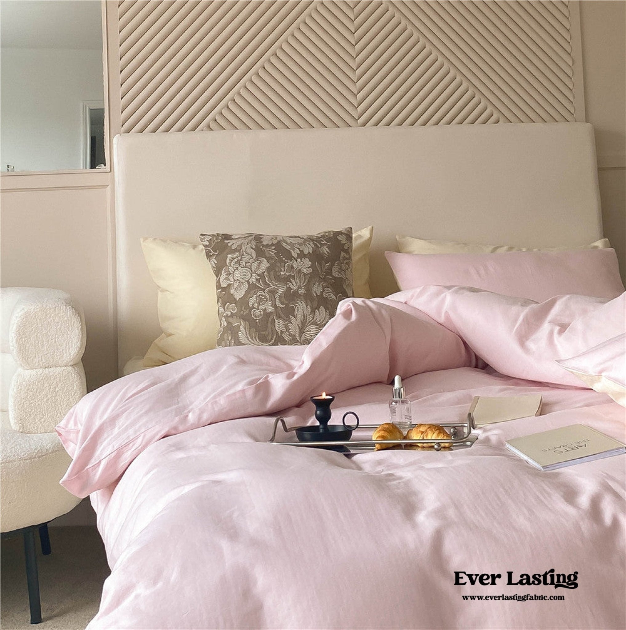 DUO Minimal Double Layer Washed Cotton Bedding Bundle - Ever Lasting