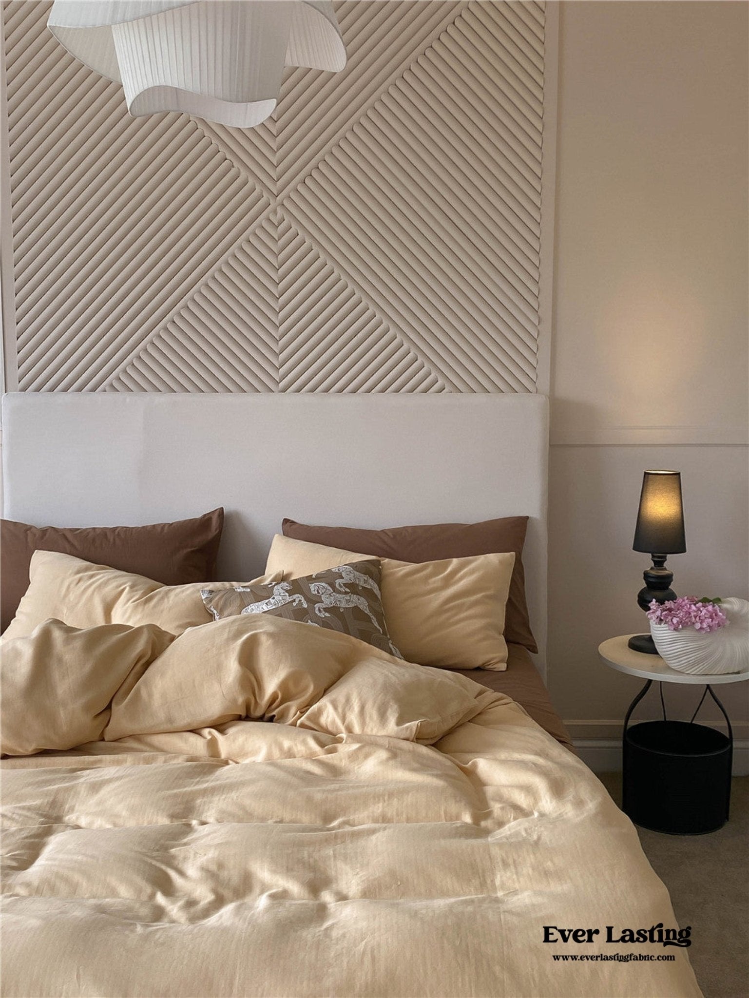 DUO Minimal Double Layer Washed Cotton Bedding Bundle - Ever Lasting