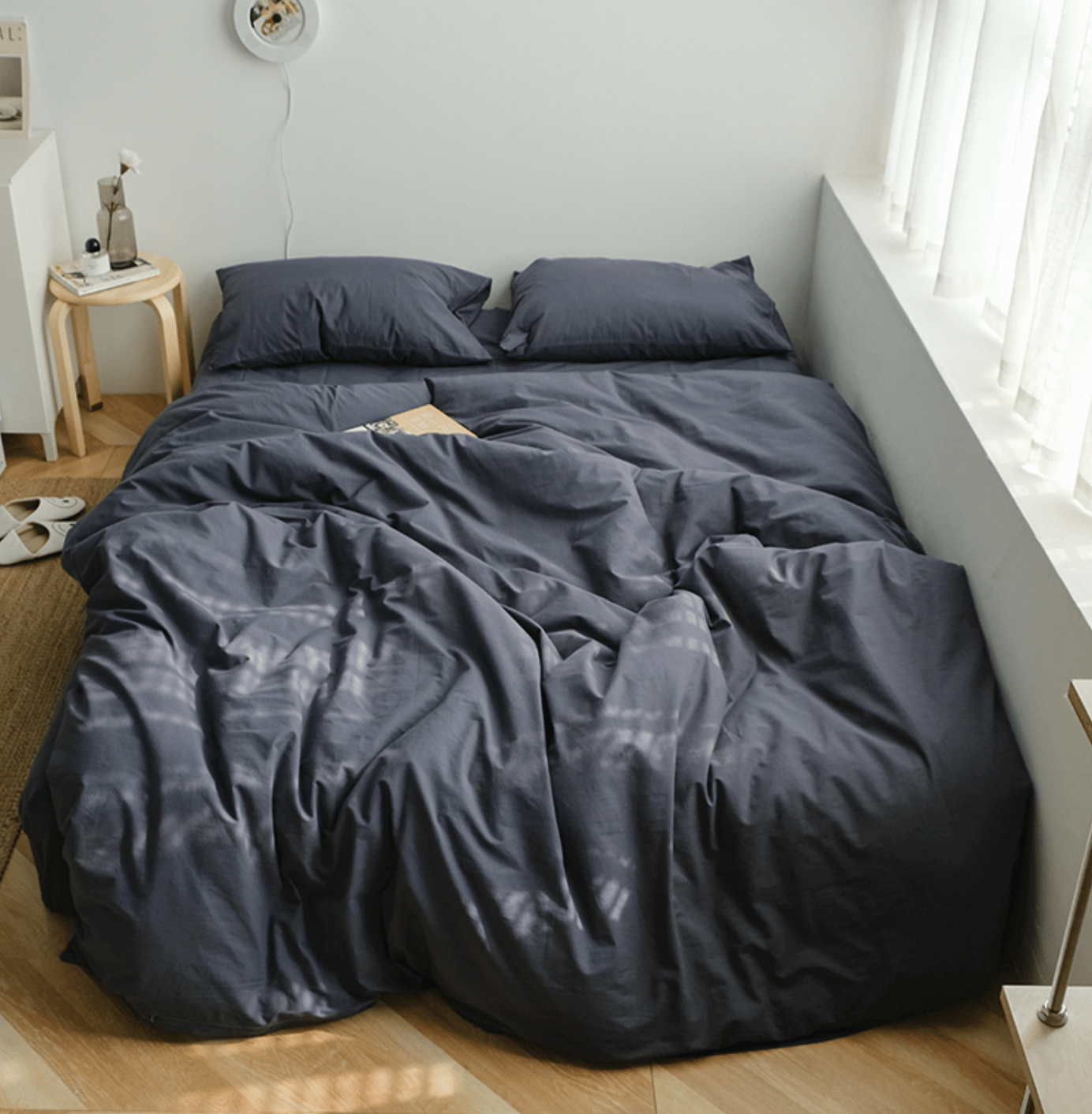 - Ever Lasting - Earth Tone Bedding Set / Gray - Bedding Set - Ever Lasting