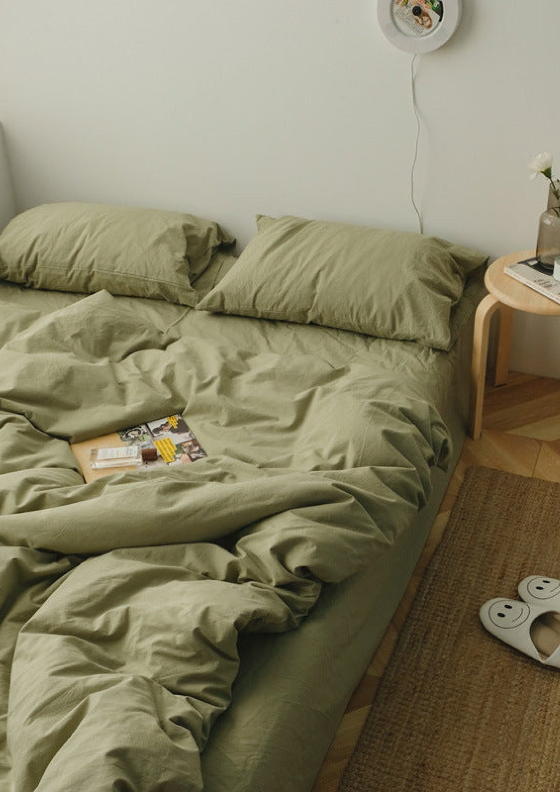 - Ever Lasting - Earth Tone Bedding Set / Moss Green - Bedding Set - Ever Lasting