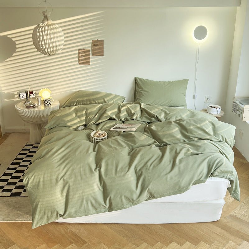 - Ever Lasting - Earth Tone Bedding Set / Moss Green - Bedding Set - Ever Lasting