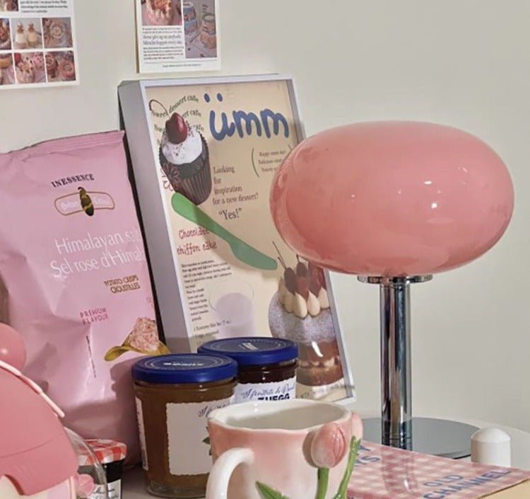 - Ever Lasting - Egg Glass Lamp / White - Light - Ever Lasting