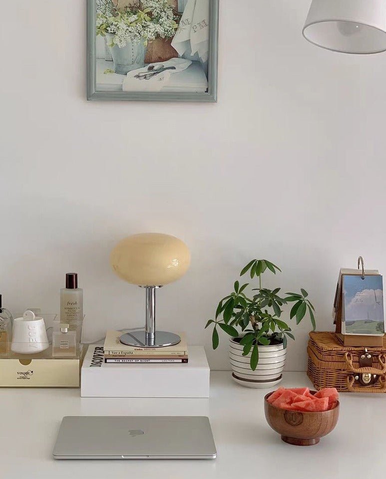 - Ever Lasting - Egg Glass Lamp / White - Light - Ever Lasting