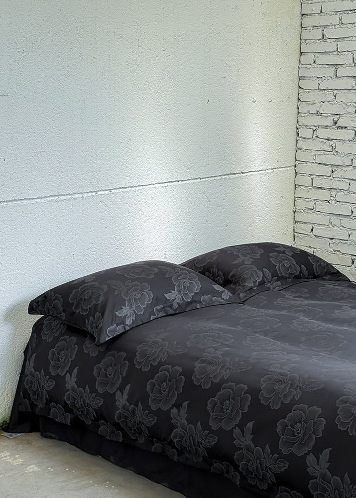 - Ever Lasting - Elara Floral TENCEL™ Bedding Set / White - Bedding Set - Ever Lasting