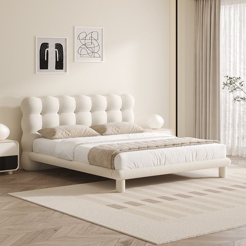 - Ever Lasting - Elevated Marshmallow White Bed Frame - Bed Frame - Ever Lasting