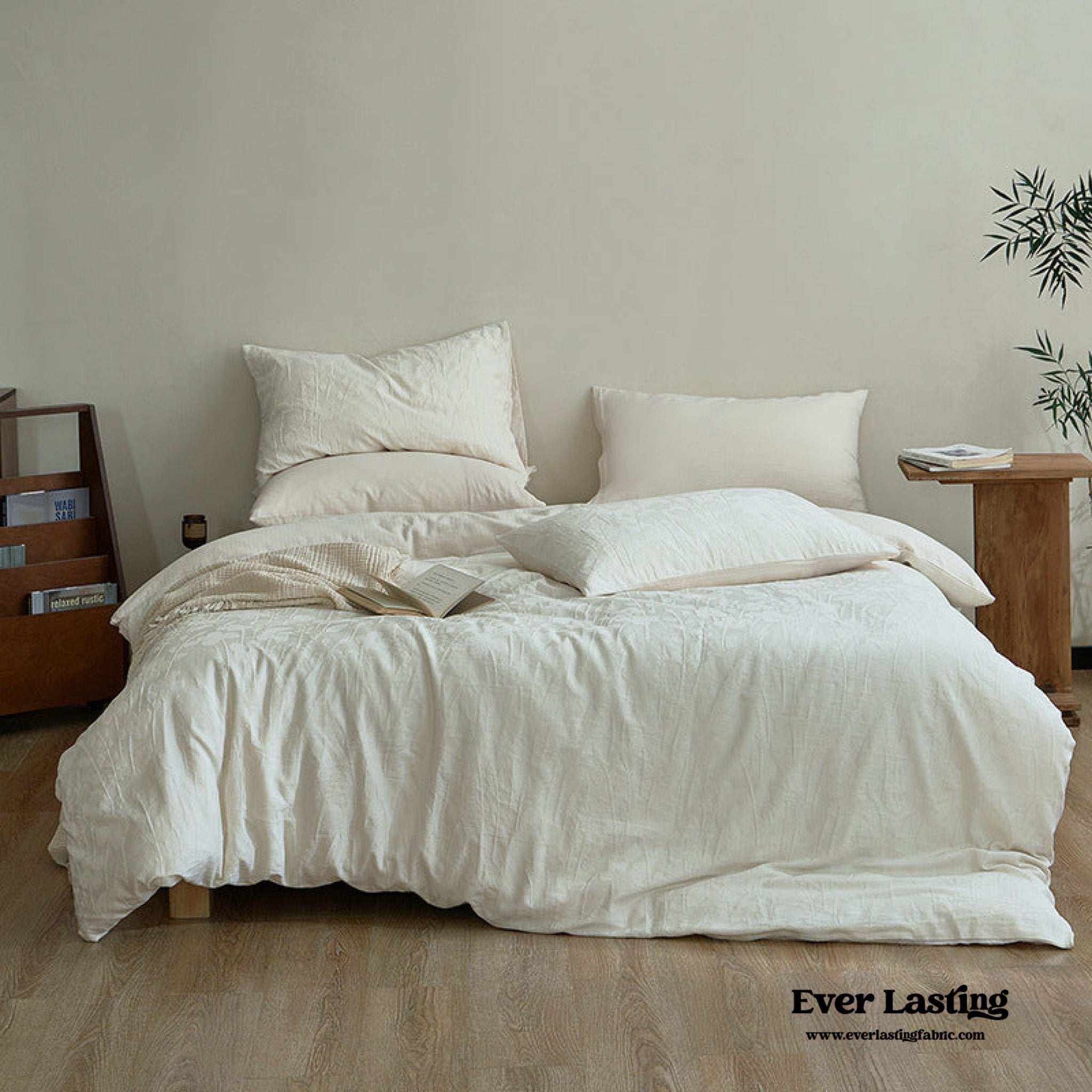 Elin Tencel Silky Jacquard Bedding Bundle - Ever Lasting