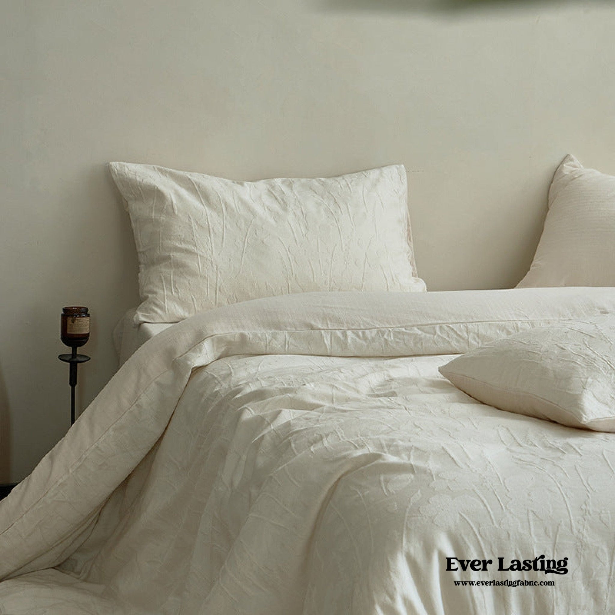 Elin Tencel Silky Jacquard Bedding Set / Bouquet - Ever Lasting