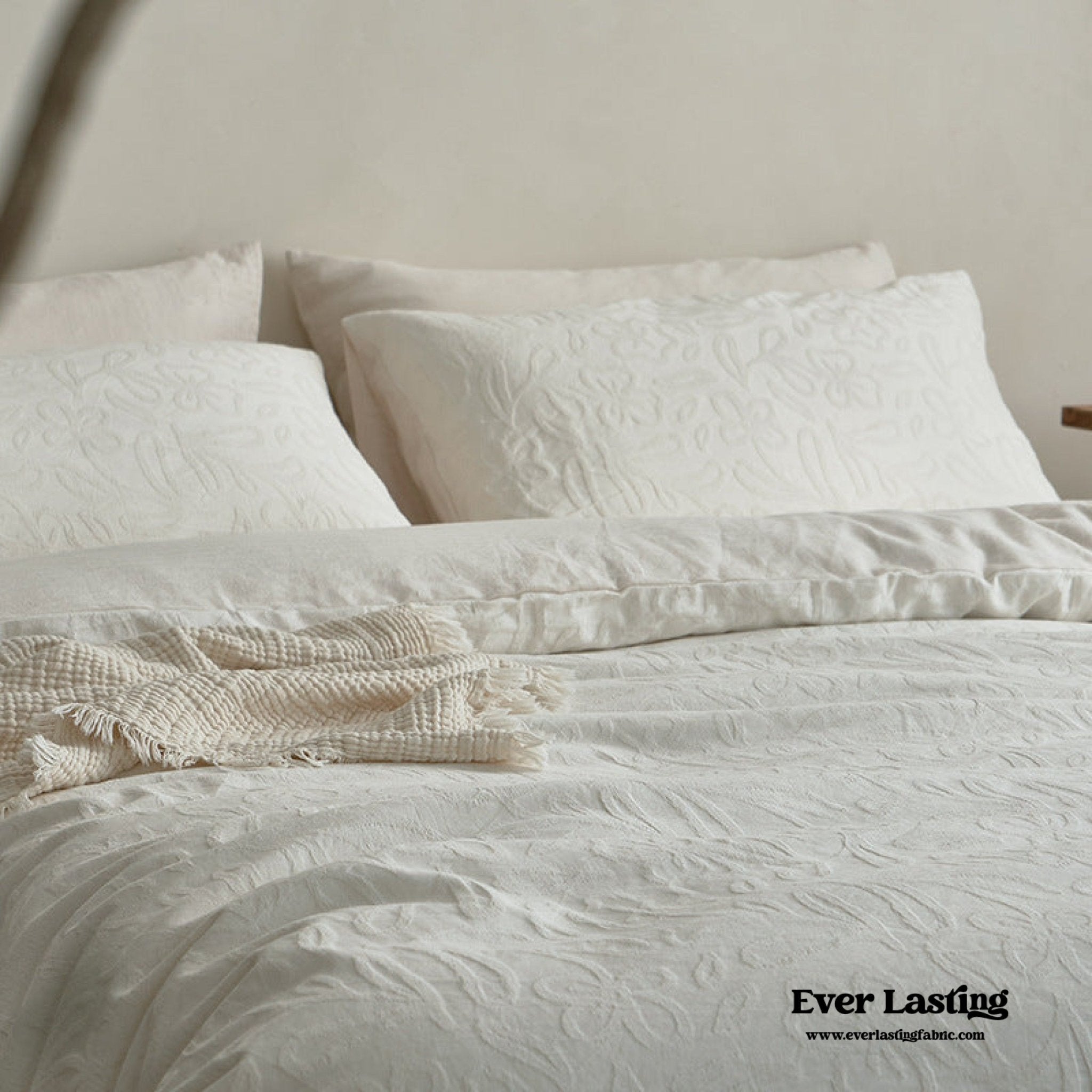 Elin Tencel Silky Jacquard Bedding Set / Bouquet - Ever Lasting
