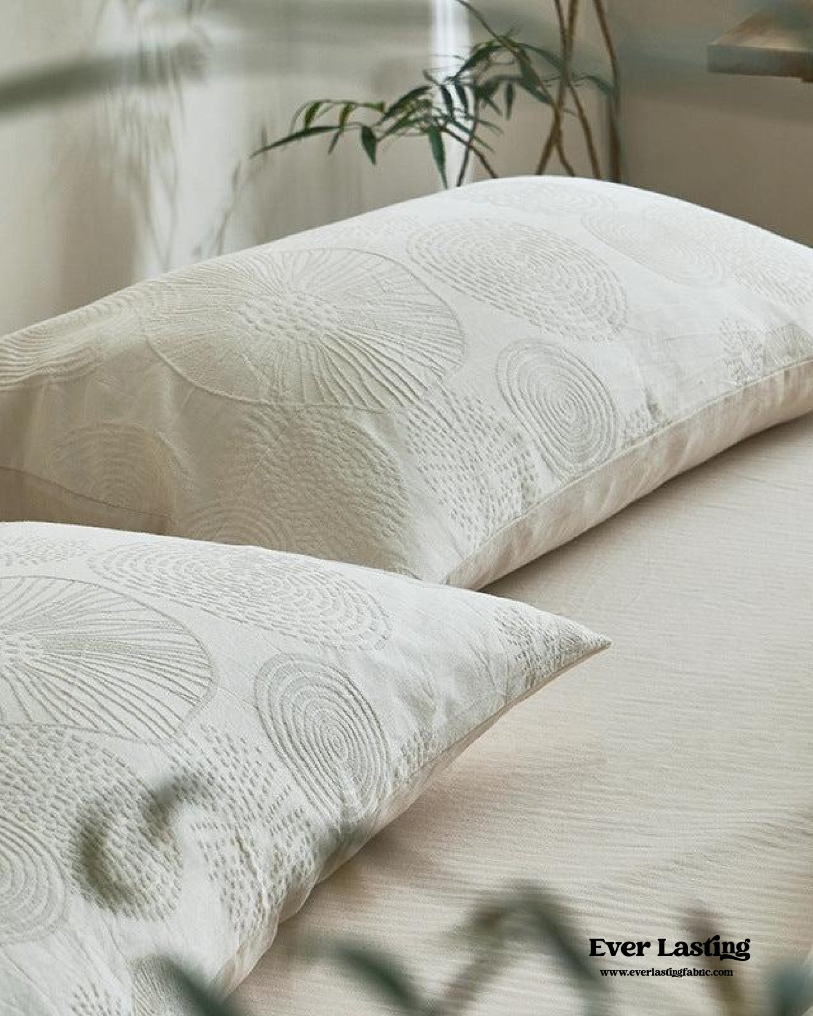 Elin Tencel Silky Jacquard Bedding Set / Garden - Ever Lasting