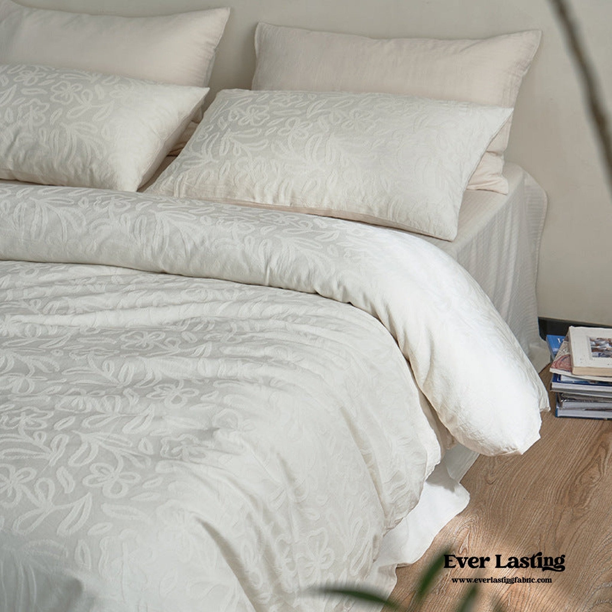Elin Tencel Silky Jacquard Bedding Set / Sunrise - Ever Lasting
